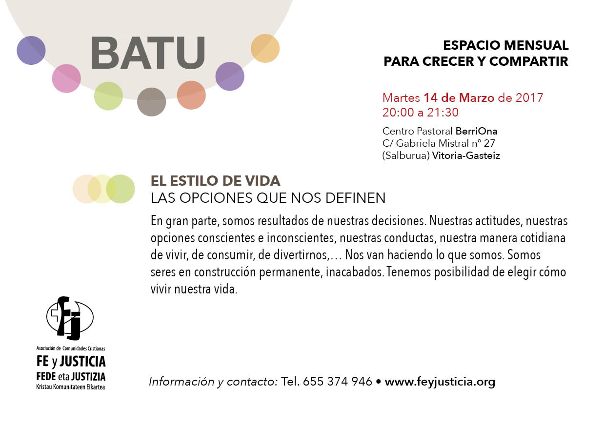 imagen BATU de Marzo. 14 marzo